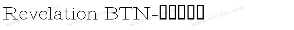 Revelation BTN字体转换